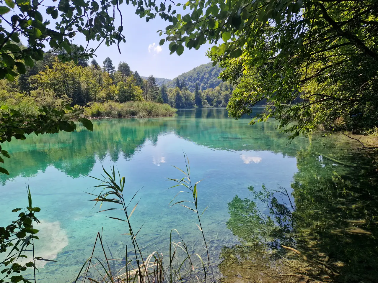 Calm Lake at Plitvice National Park