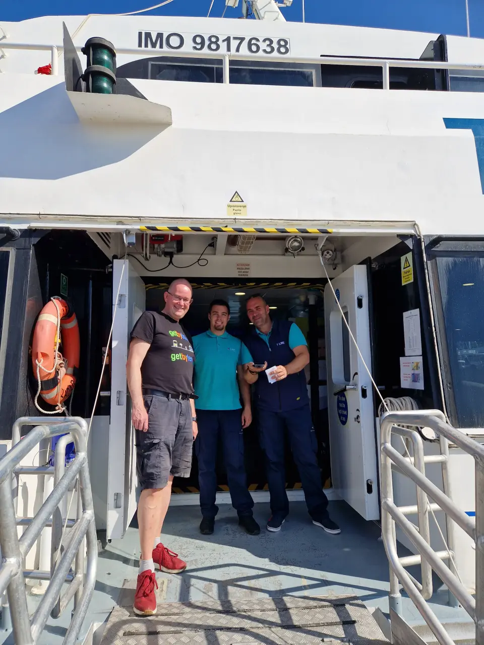 Einsteigen in die Fähre von Split nach Hvar