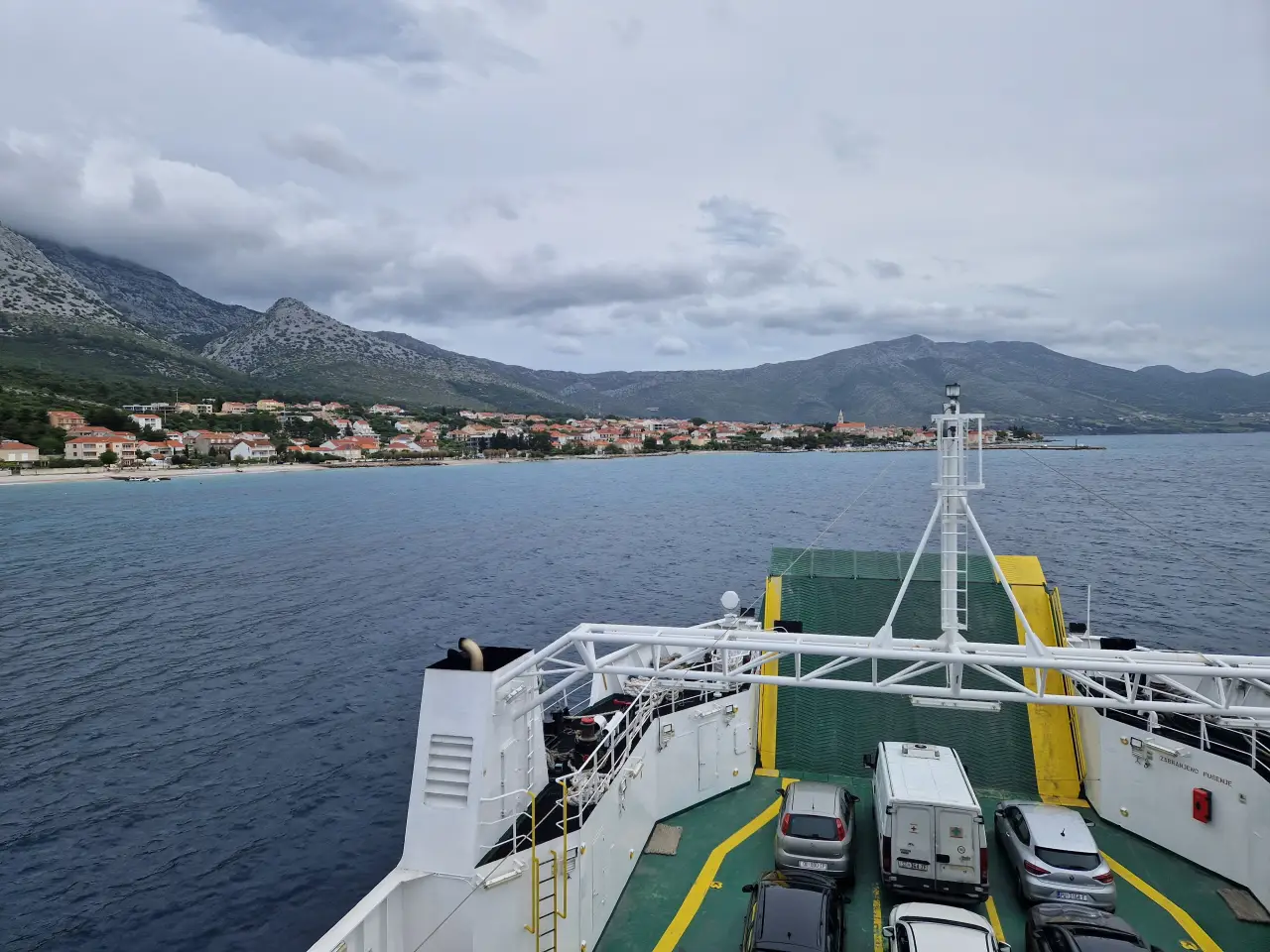 Fähre auf dem Weg nach Orebic