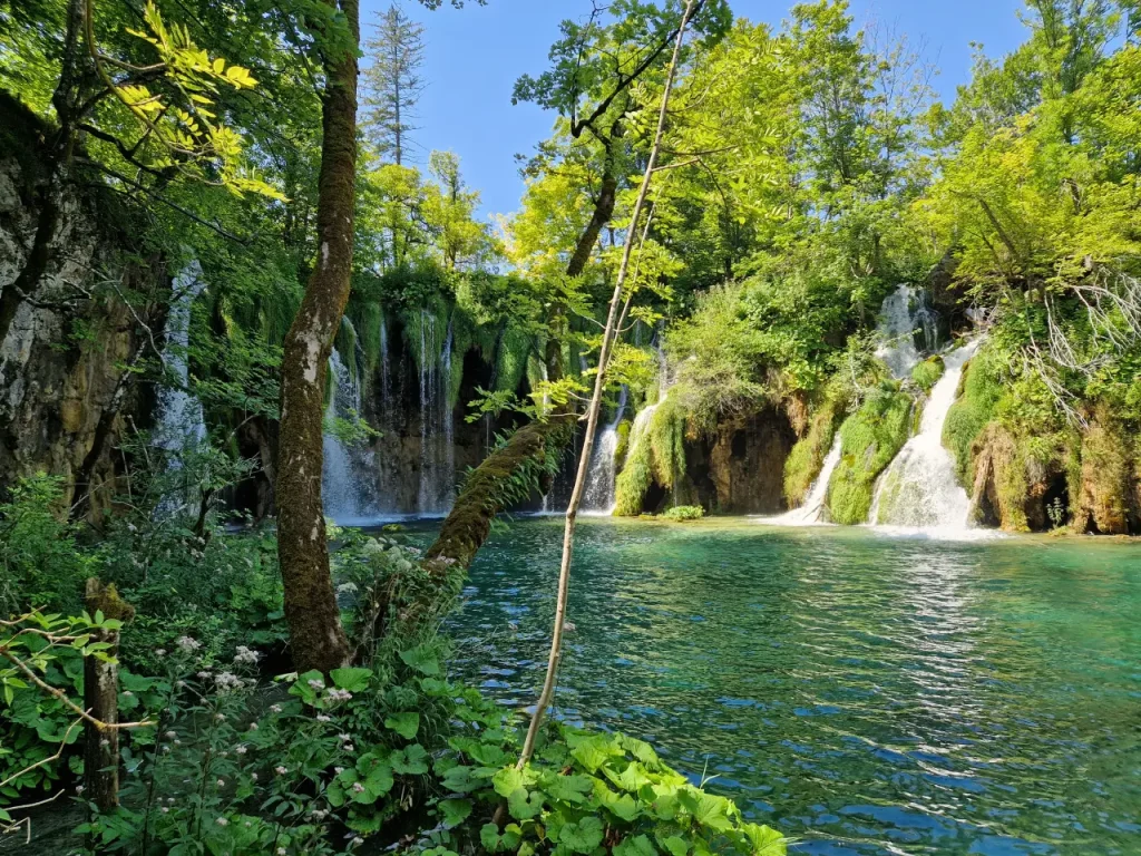 Wasserfall in Plitvice