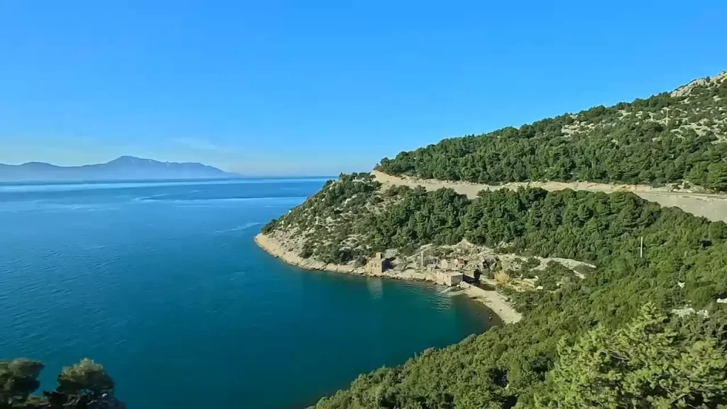 Bus Split Dubrovnik Ausblick