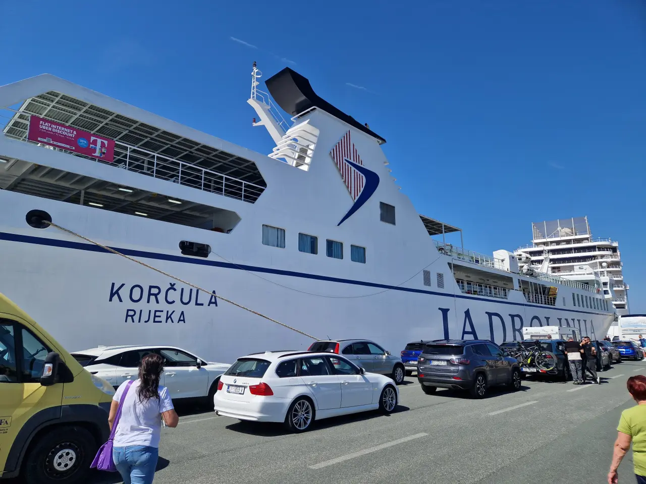 Færge I Kroatien