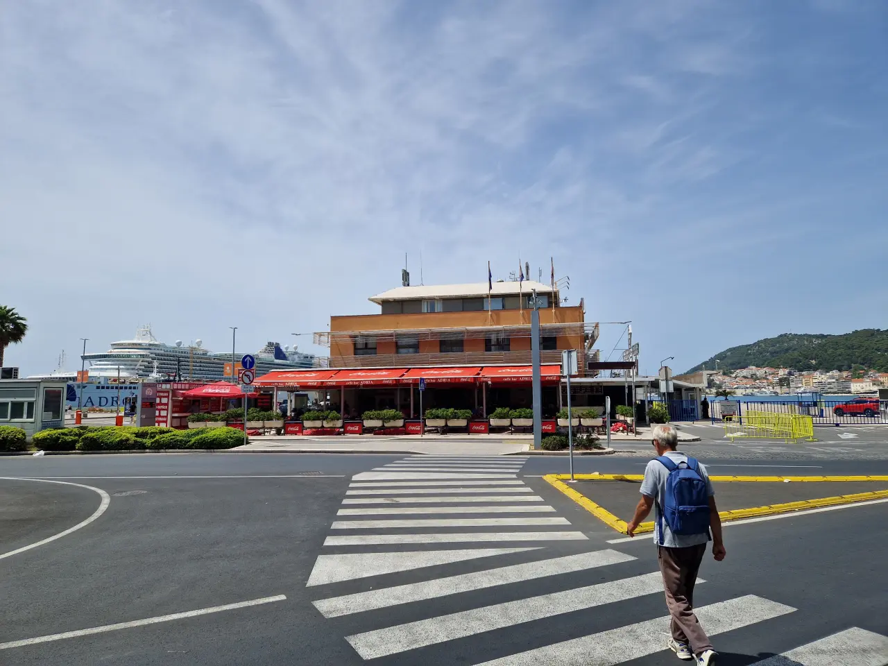 Færgeterminalbygning i Split Kroatien