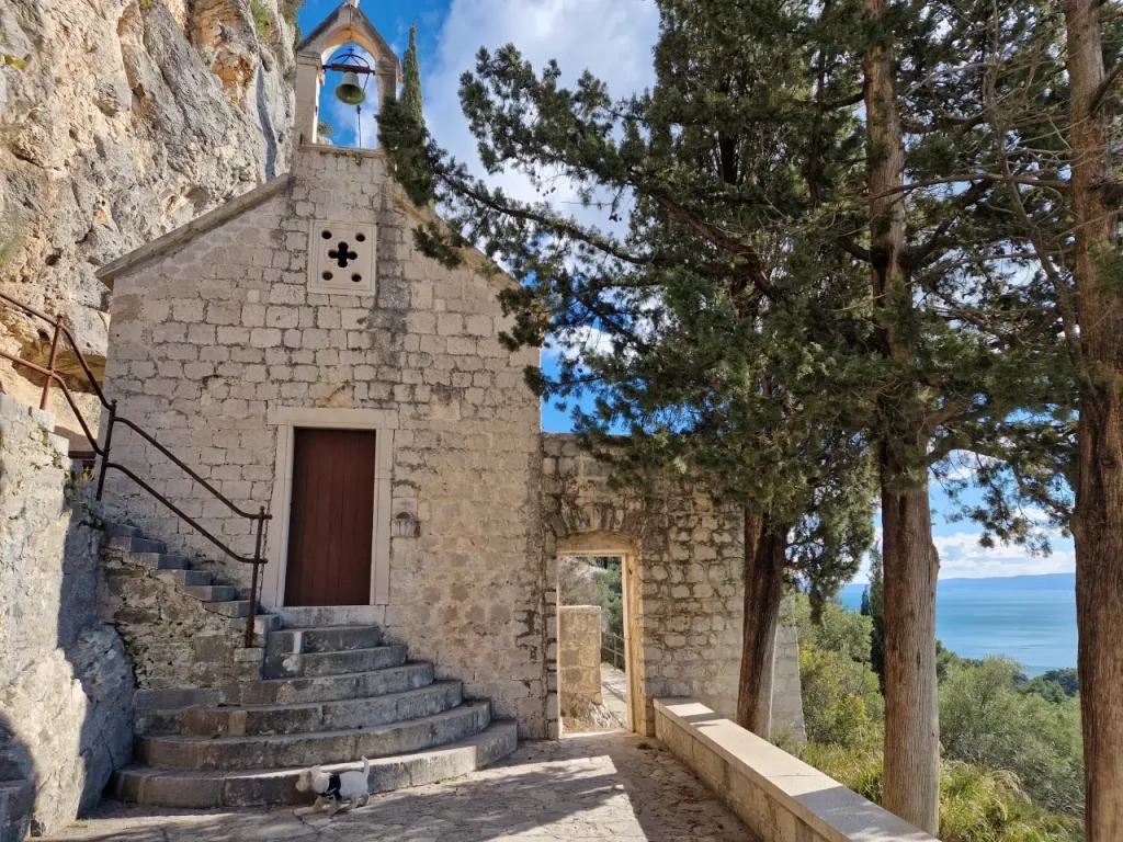 Kirke på Marjan Hill Split Kroatien