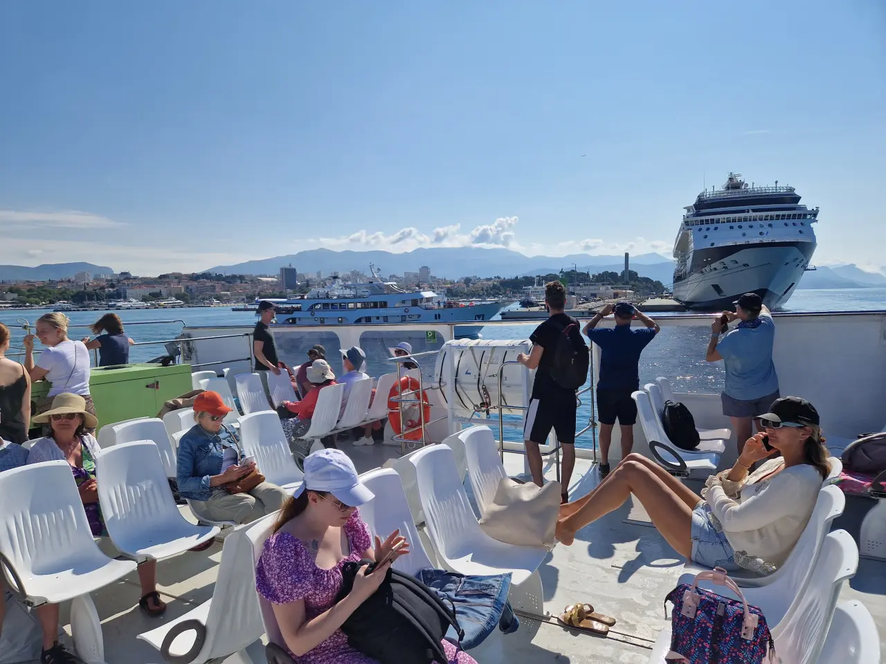Na palubi trajekta Split - Bol
