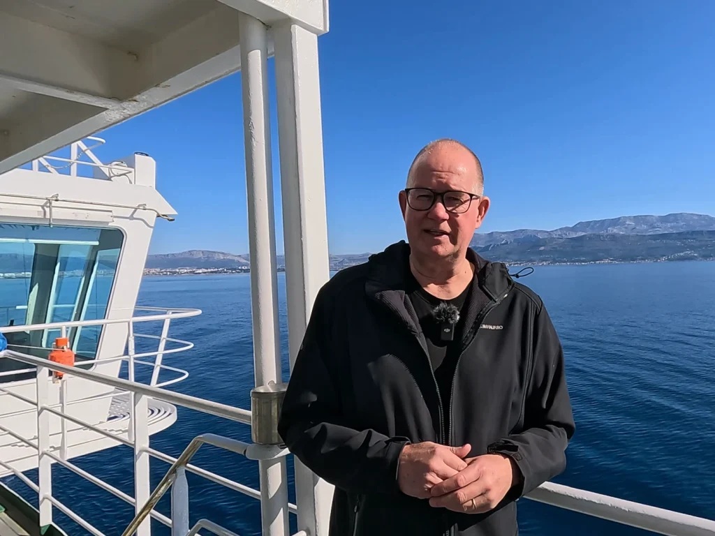 Split to Supetar ferry