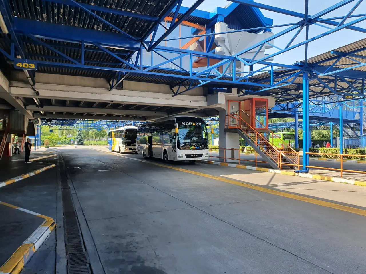 Bus station in Zagreb