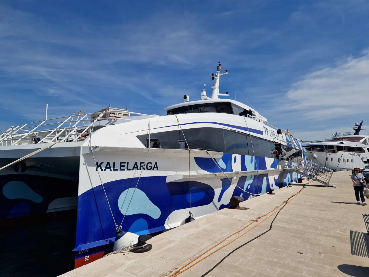 Tp Line at Port in Zadar