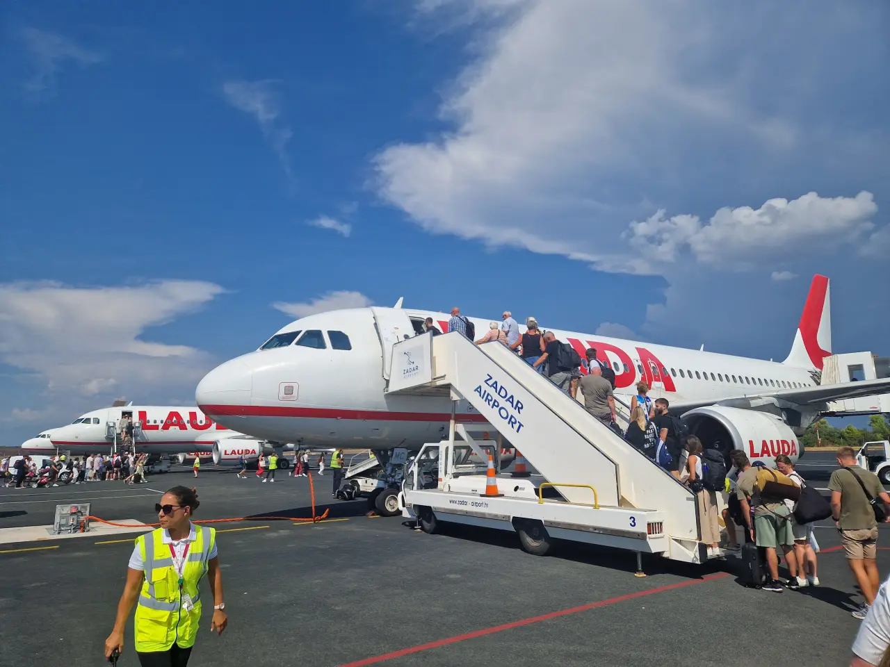 Plane at Zadar Airport