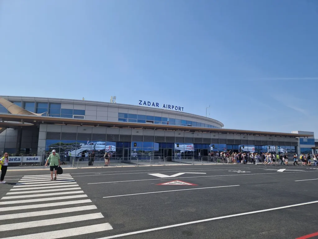 Lufthavnen i Zadar Kroatien