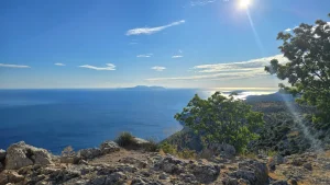 Ausblick Insel Hvar Gipfel