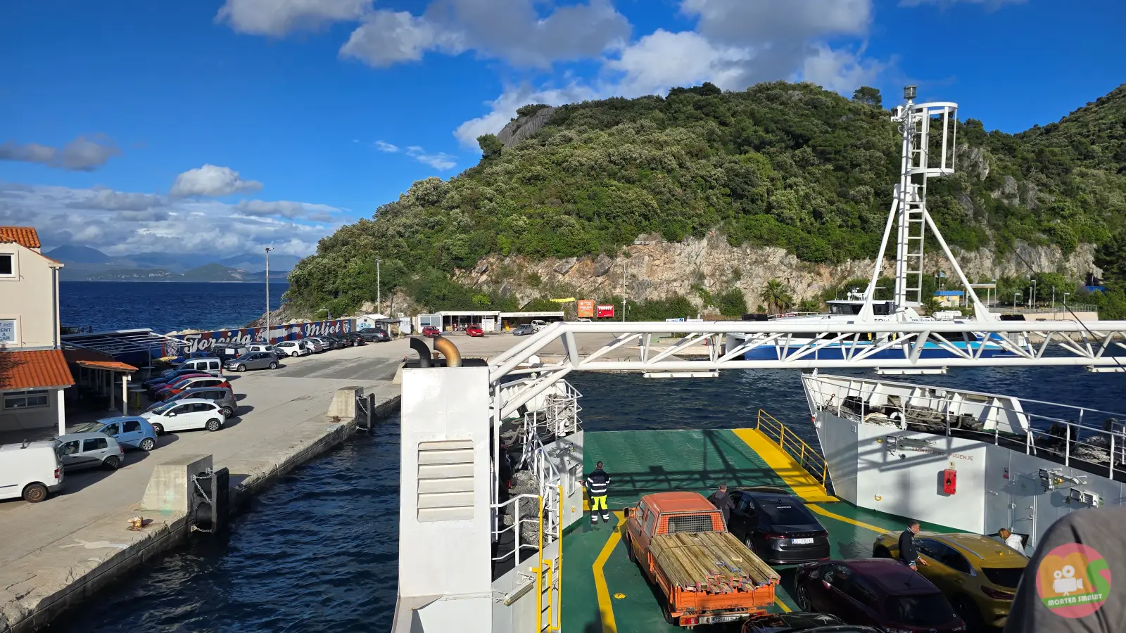 Arriving at Mljet Island