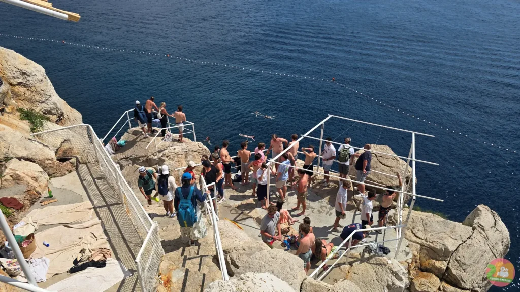 Buza Strand Dubrovnik Mauer