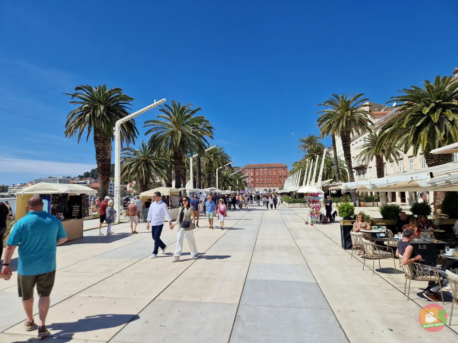 Centrum Splitu – promenada Riva