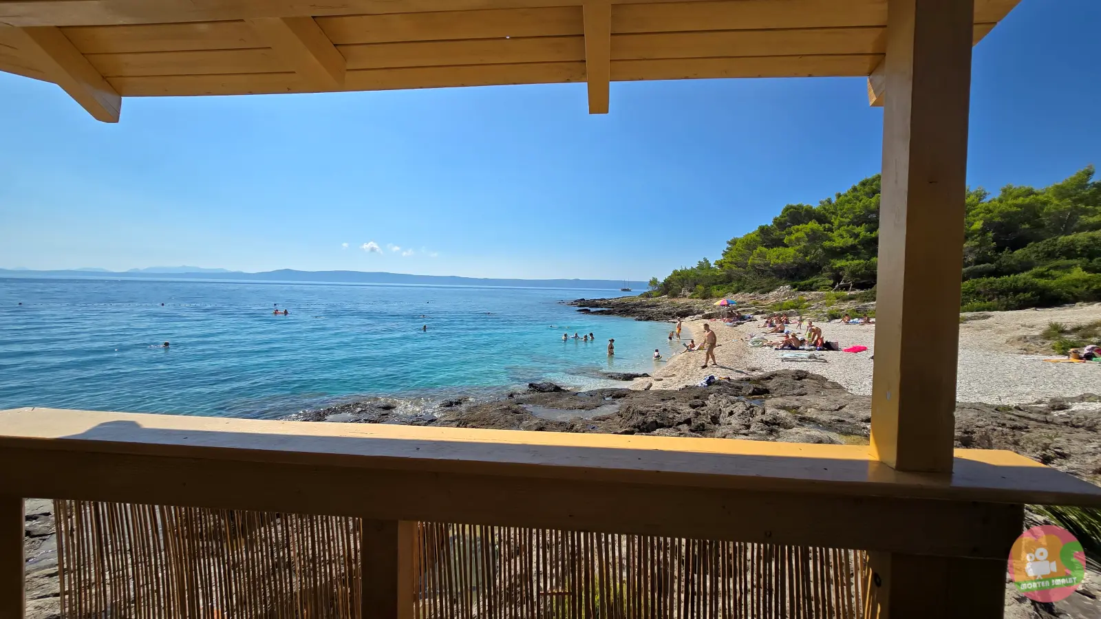 Plaża Baywatch koło Sumartinu na wyspie Brač
