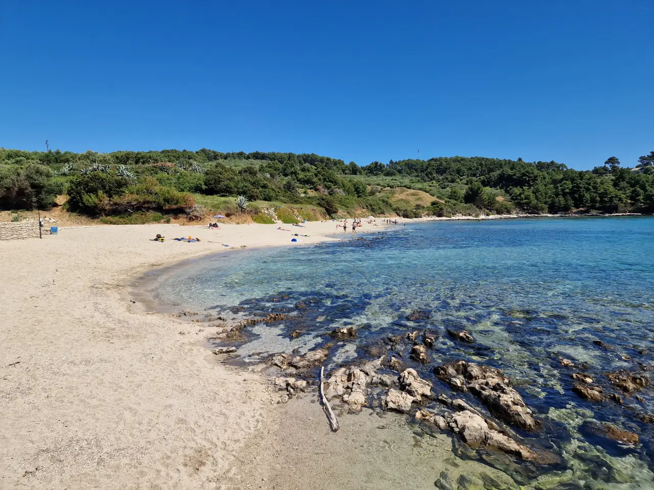Plaża Vela Pržina w Lumbardzie