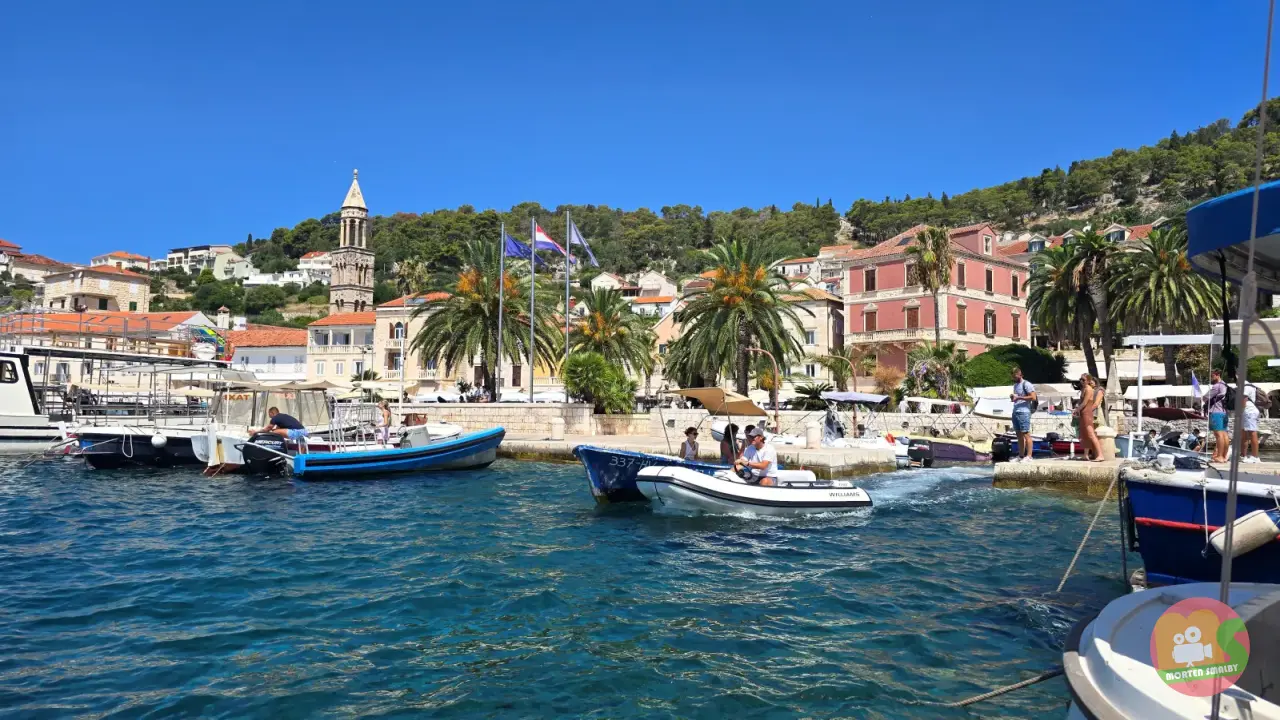 Port w mieście Hvar