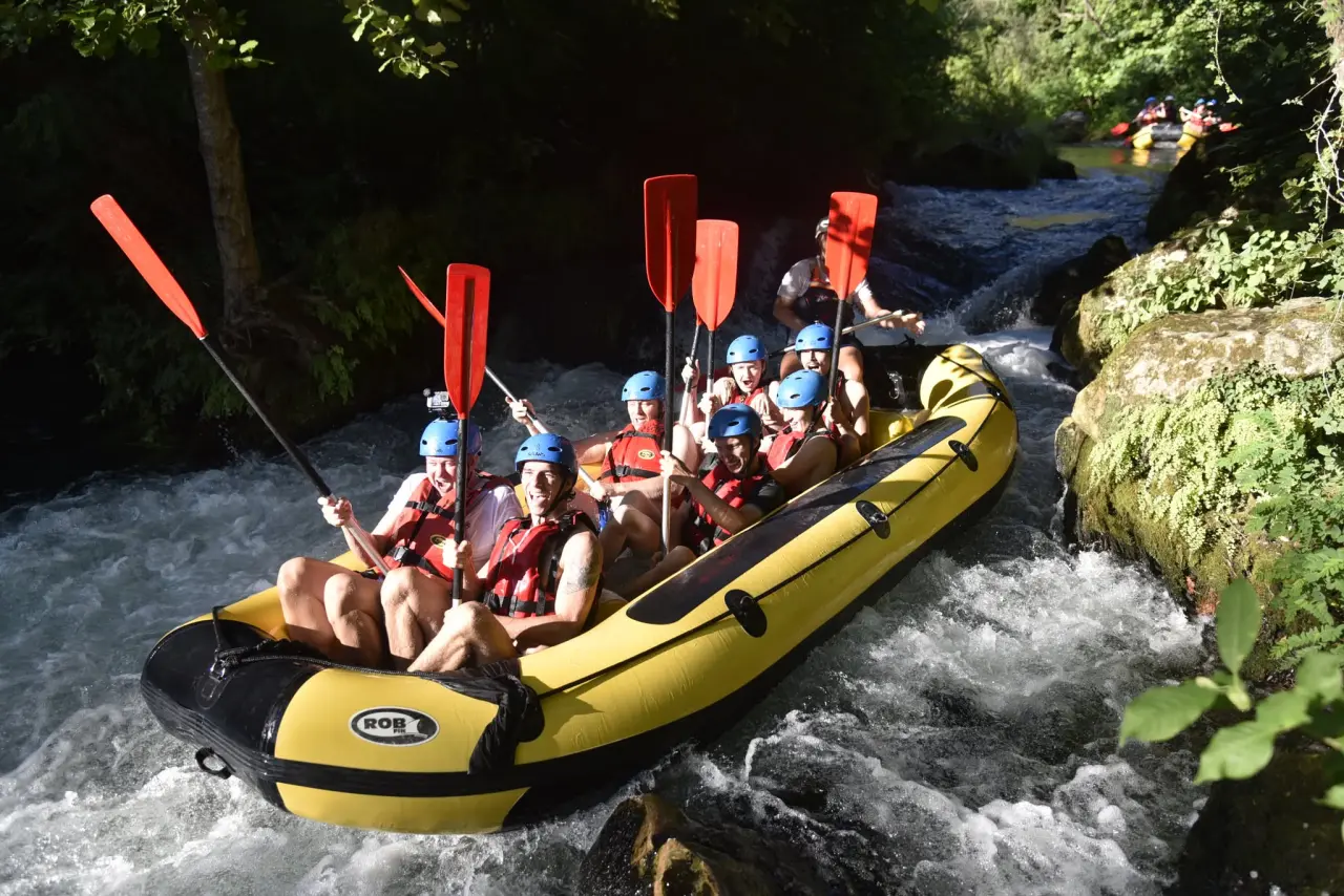 Rafting w Omišu, Chorwacja