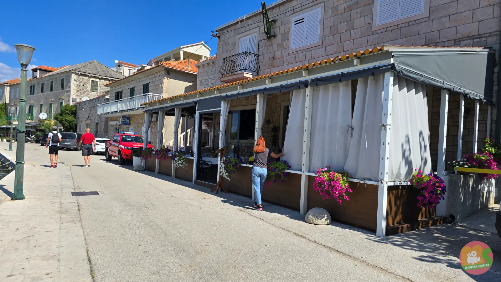Riva w Povlji na wyspie Brač