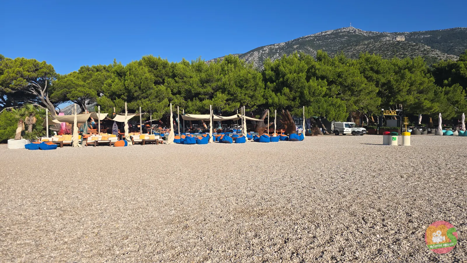 Strefa relaksu na plaży Złoty Róg