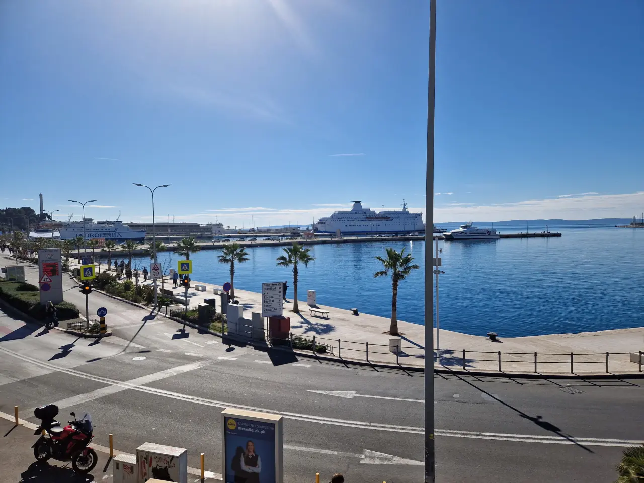Port promowy w Splicie, Chorwacja